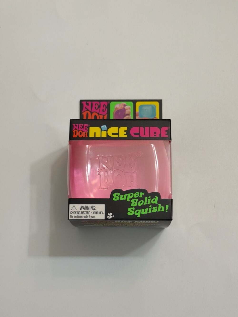 Pink Needoh Nice Cube Super Solid Squish!